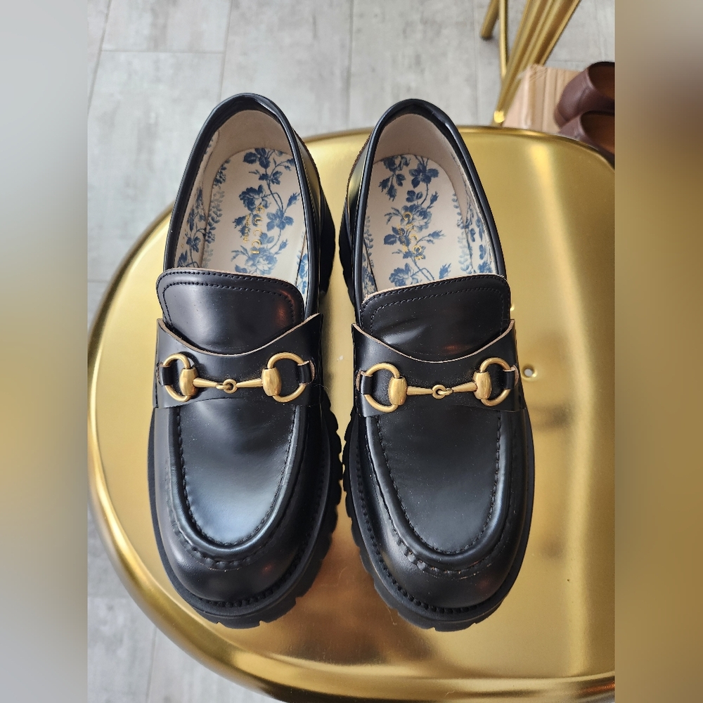 Django Gucci lug loafers